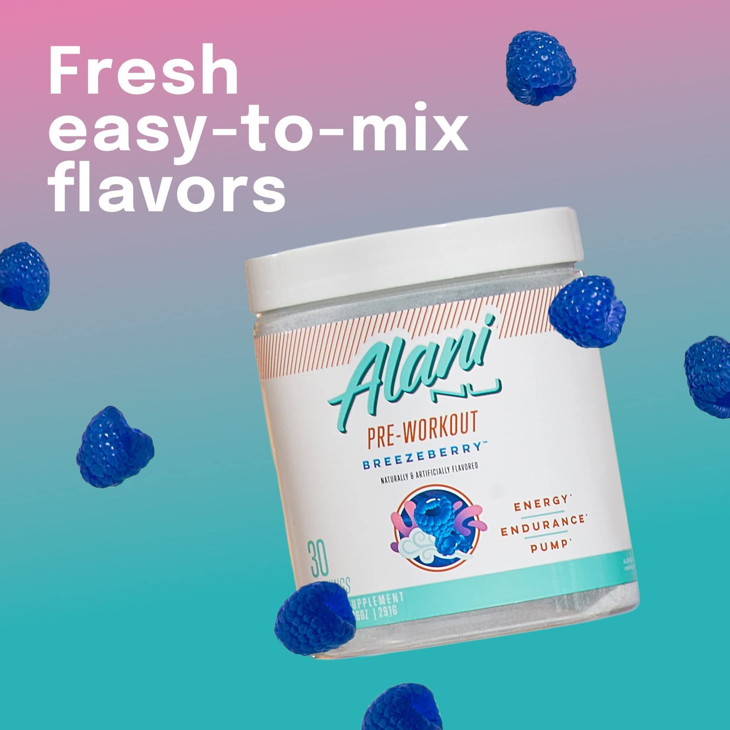 Alani Nu Pre Workout Powder Hawaiian Shaved ICE, Amino Energy Boost, Endurance Supplement, Sugar Free, 200mg Caffeine, L-Theanine, Beta-Alanine, L-Citrulline, 30 Servings Nirvana Guru