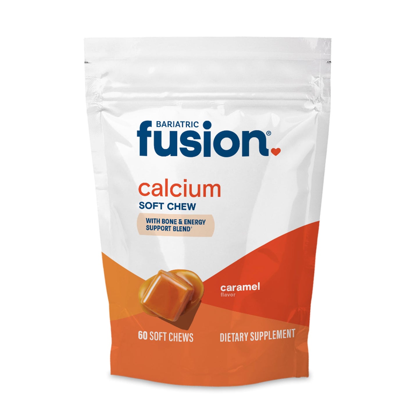 Bariatric Fusion Bariatric Calcium Chews | Calcium Citrate with Vitamin D3 Calcium Supplement Bariatric Vitamin | Sugar Free Calcium Citrate Chewable | Calcium Citrate 500mg | Caramel | 60 Count Nirvana Guru