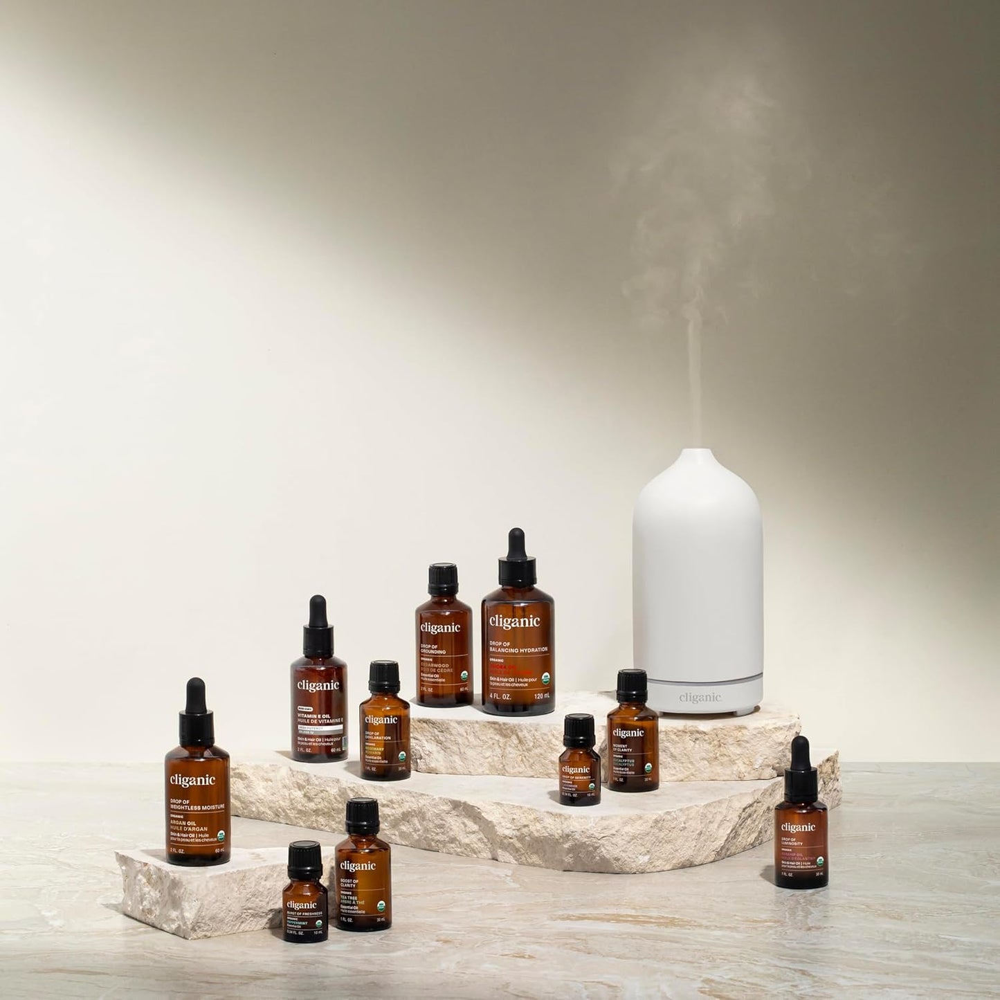 Cliganic Organic Lavender Essential Oil - 100% Pure Natural Undiluted, for Aromatherapy Diffuser | Non-GMO Verified (Packaging May Vary)