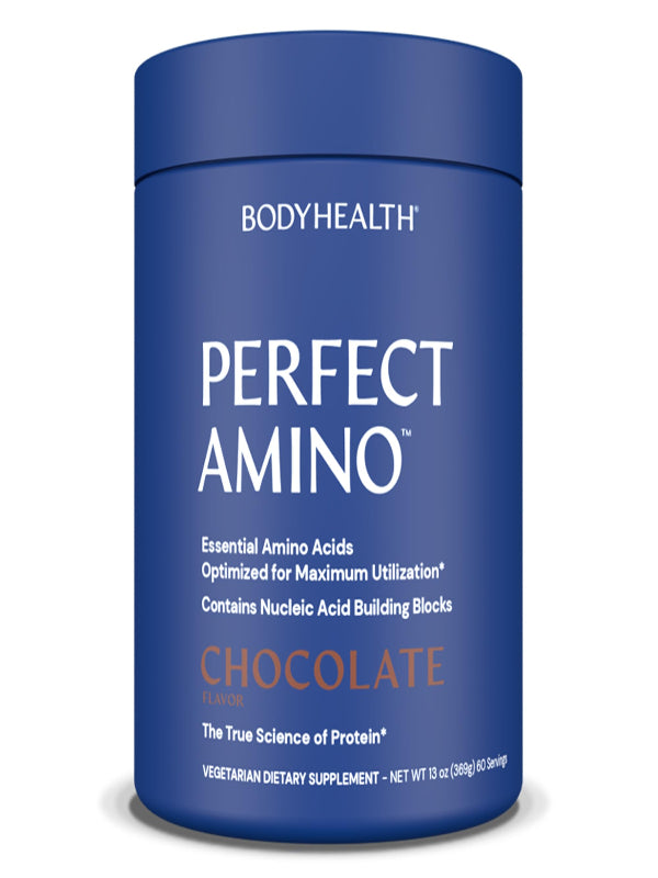 BodyHealth PerfectAmino Powder - BCAA and EAA Powder for Pre and Post Workout - Amino Acid Energy Drink for Men and Women to Support Lean Muscle and Recovery - Strawberry - 30 Servings Nirvana Guru
