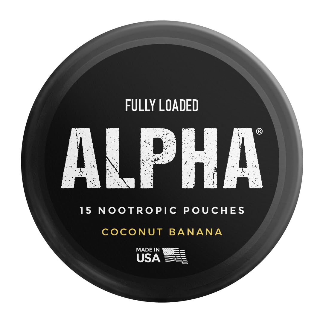 Fully Loaded Alpha Fuel Nootropic Pouches (Wintergreen Fuel) - Nootropic Energy Pouches with Caffeine, Alpha GPC, Tyrosine, Taurine, Guarana and More