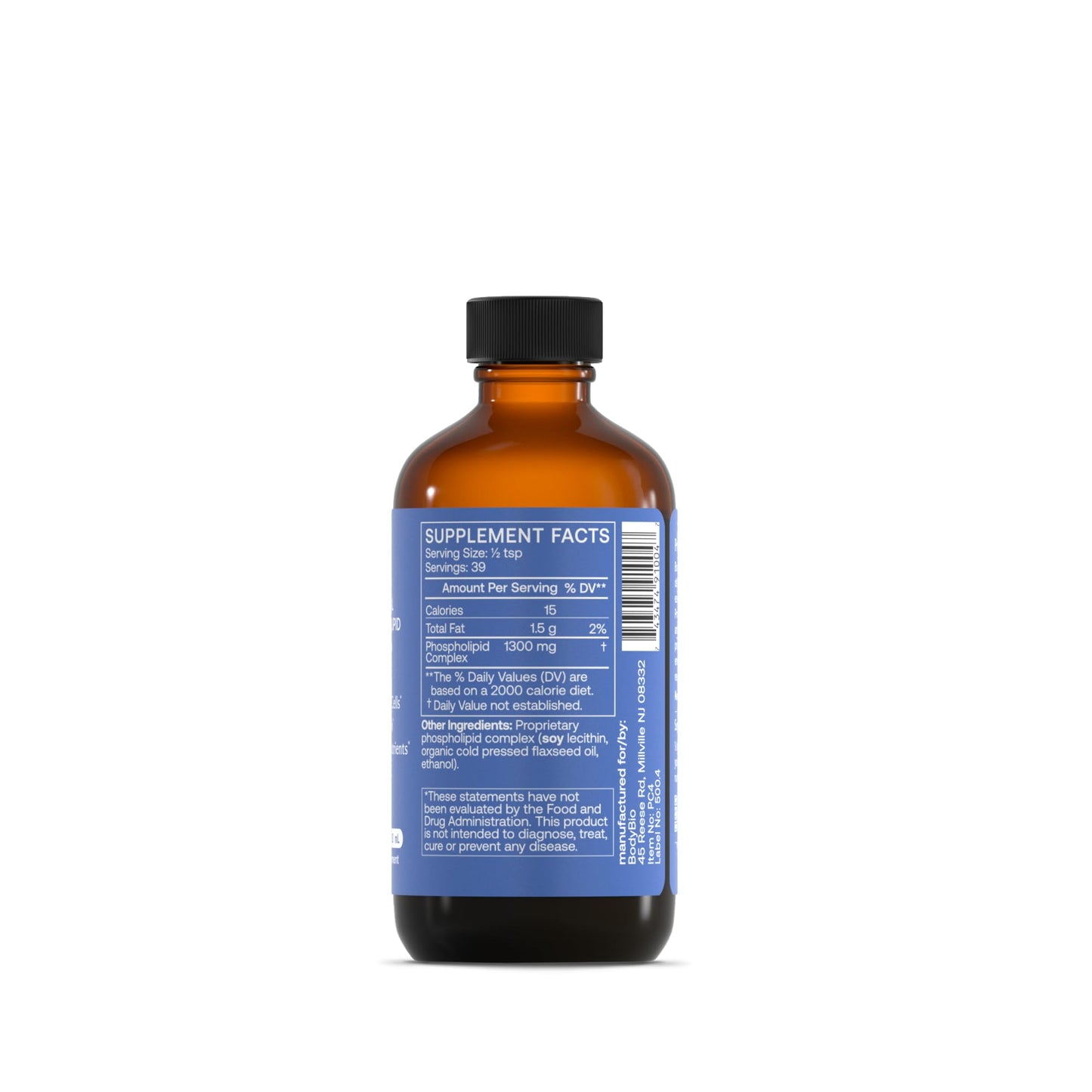 BodyBio PC - Phosphatidylcholine for Brain Health, Mental Clarity, Cognitive Function, Cellular Repair & Healthy Aging, Phospholipid Complex Supplement for Gentle Daily Detox Nirvana Guru