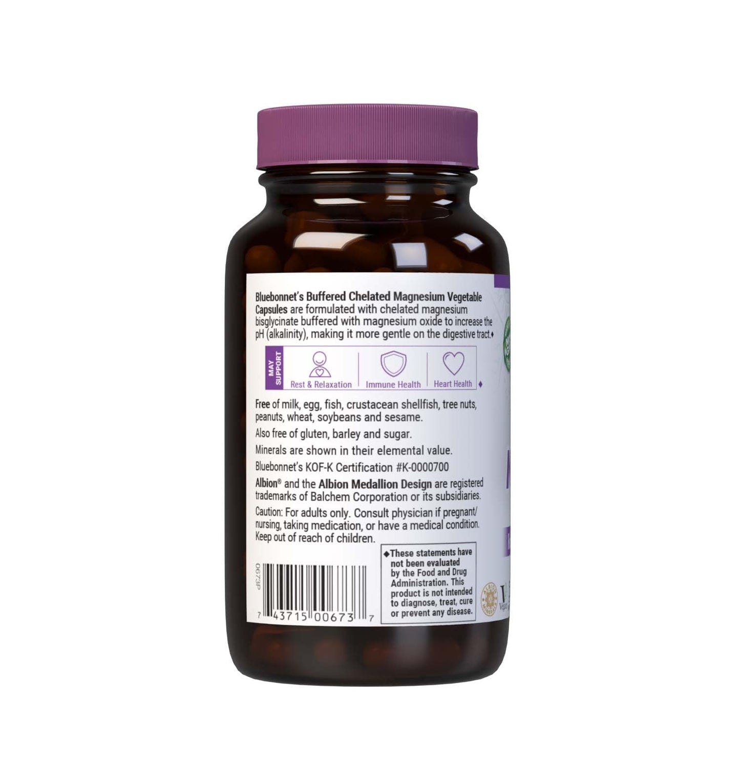 Bluebonnet Nutrition Albion Chelated Copper, 3 mg of Copper, For Nervous System & Immune Health*, Soy-Free, Gluten-Free, Non-GMO, Kosher Certified, Dairy-Free, Vegan, 90 Vegetable Capsule, 90 Servings Nirvana Guru
