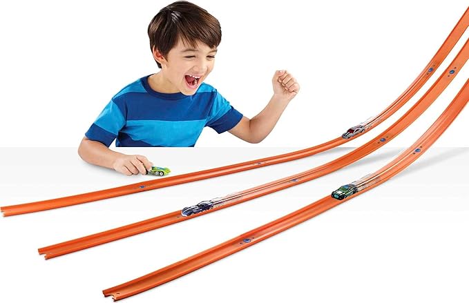 Hot Wheels Toy Car Mega Track Set Pack, 87 Component Building Parts for 40-ft of Track & 1:64 Scale Vehicle (Amazon Exclusive) nirvanaguru
