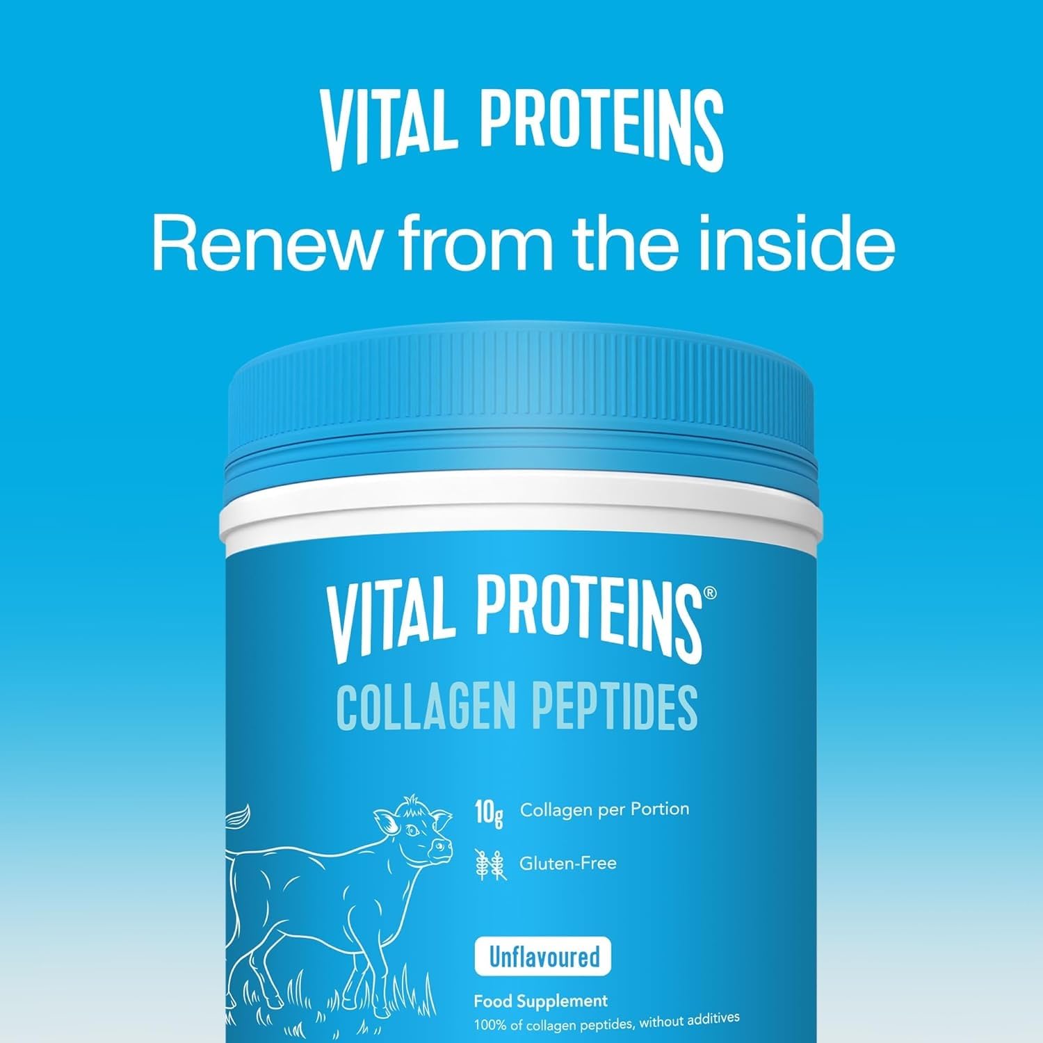 Vital Proteins, Unflavored Collagen Peptides, 20 Ounce - Nirvana Guru