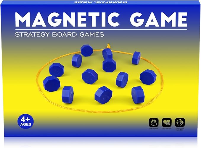 Magnet Game with String, Magnetic Chess Game for Family & Party & Travel & Camping - Puzzle Strategy Games, 2 Player Games for Kids & Adults nirvanaguru