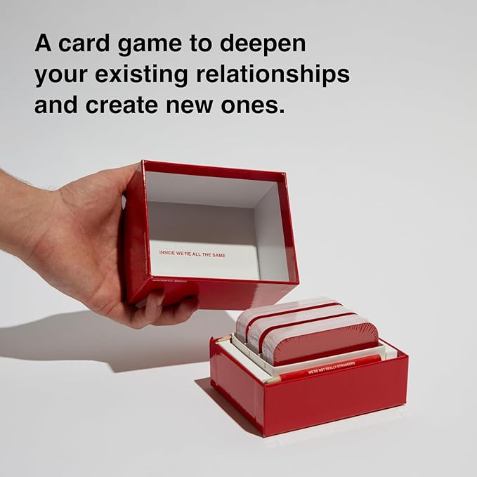 WE'RE NOT REALLY STRANGERS Card Game - 150 Conversation Cards for Couples, Friends, and Strangers - Icebreakers for Game and Date Nights, & Parties - Games for Adults and Teens, Ages 15+, 2-6 Players Nirvana Guru