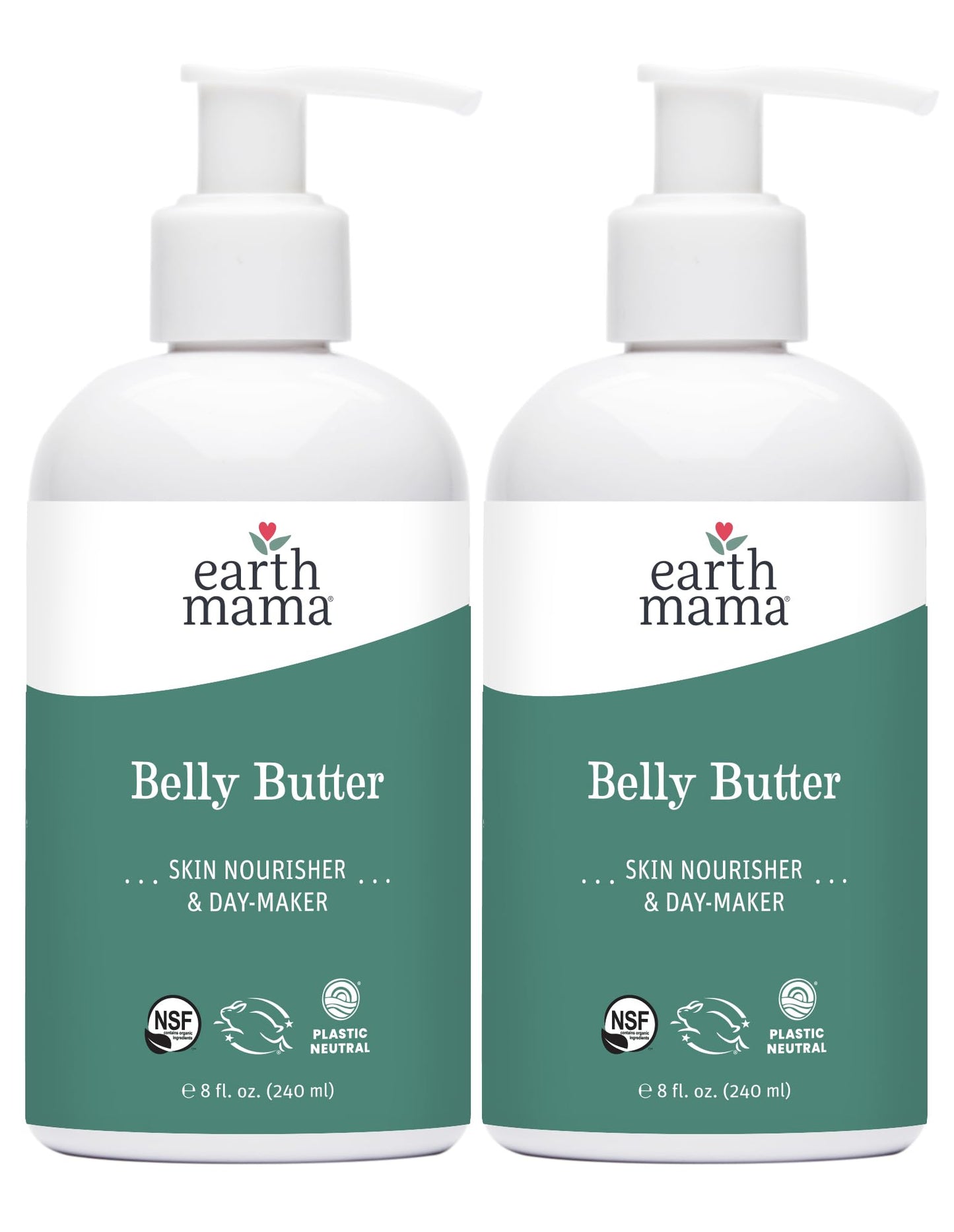 Earth Mama Belly Butter, Maternity Moisturizer for Dry Skin | Lotion for Pregnancy and Postpartum Recovery Self Care, Body Cream with Aloe, Fragrance Free, 8-Fluid Ounce Nirvana Guru
