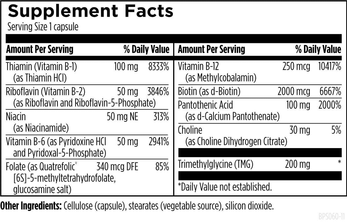 Designs for Health Methylated Vitamin B Complex - Vitamin B Supplements with B12 Vitamins, B1, B3, Niacin, B6, Folate & Biotin - Methylated Multivitamin for Metabolic + Heart Health (120 Capsules) Nirvana Guru