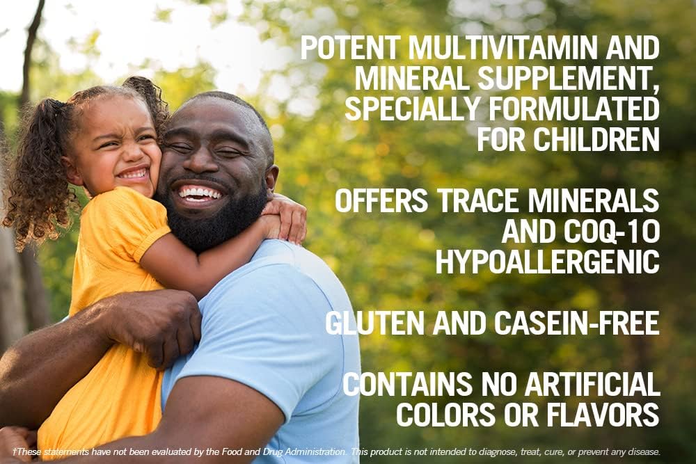 Kirkman - Children's Multivitamin & Mineral - 120 Capsules - with 5-MTHF - Potent Broad Spectrum Vitamin/Mineral Supplement - Hypoallergenic - Nirvana Guru