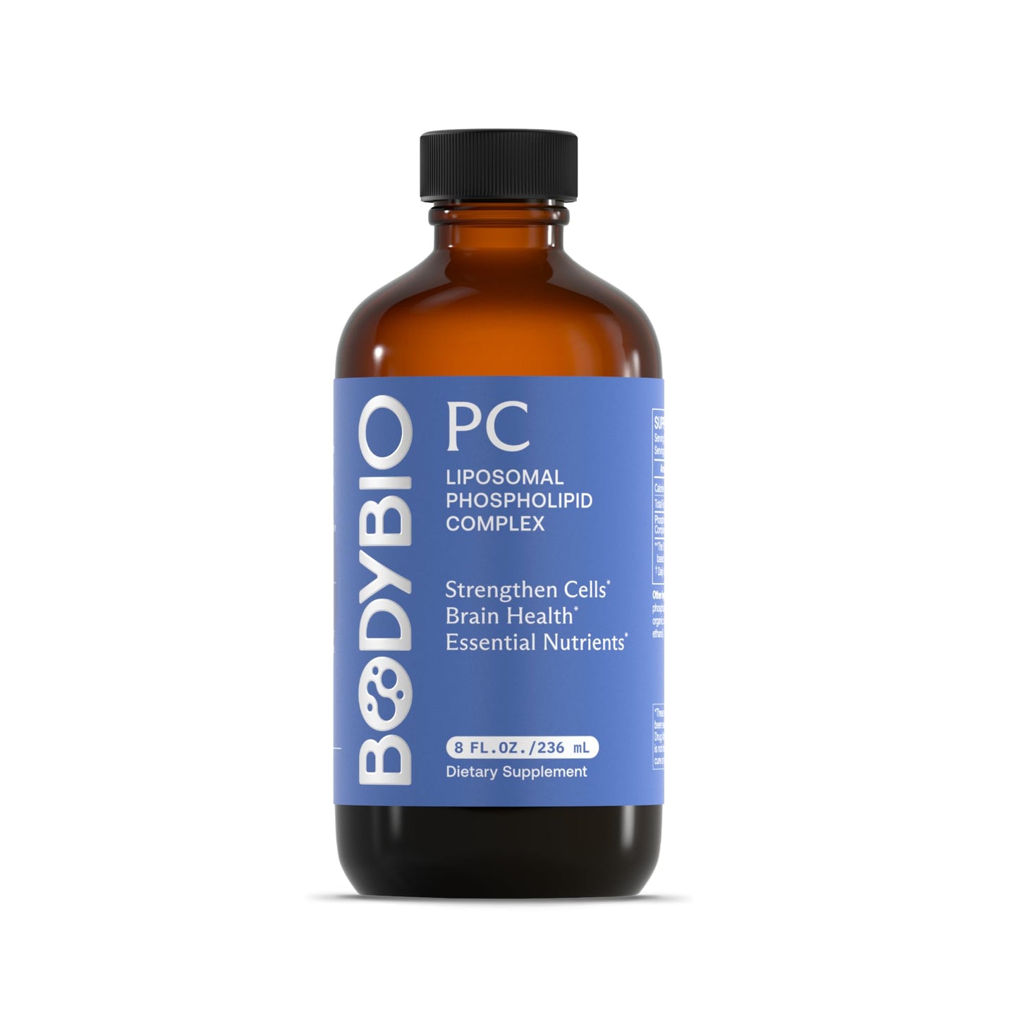 BodyBio PC - Phosphatidylcholine for Brain Health, Mental Clarity, Cognitive Function, Cellular Repair & Healthy Aging, Phospholipid Complex Supplement for Gentle Daily Detox Nirvana Guru
