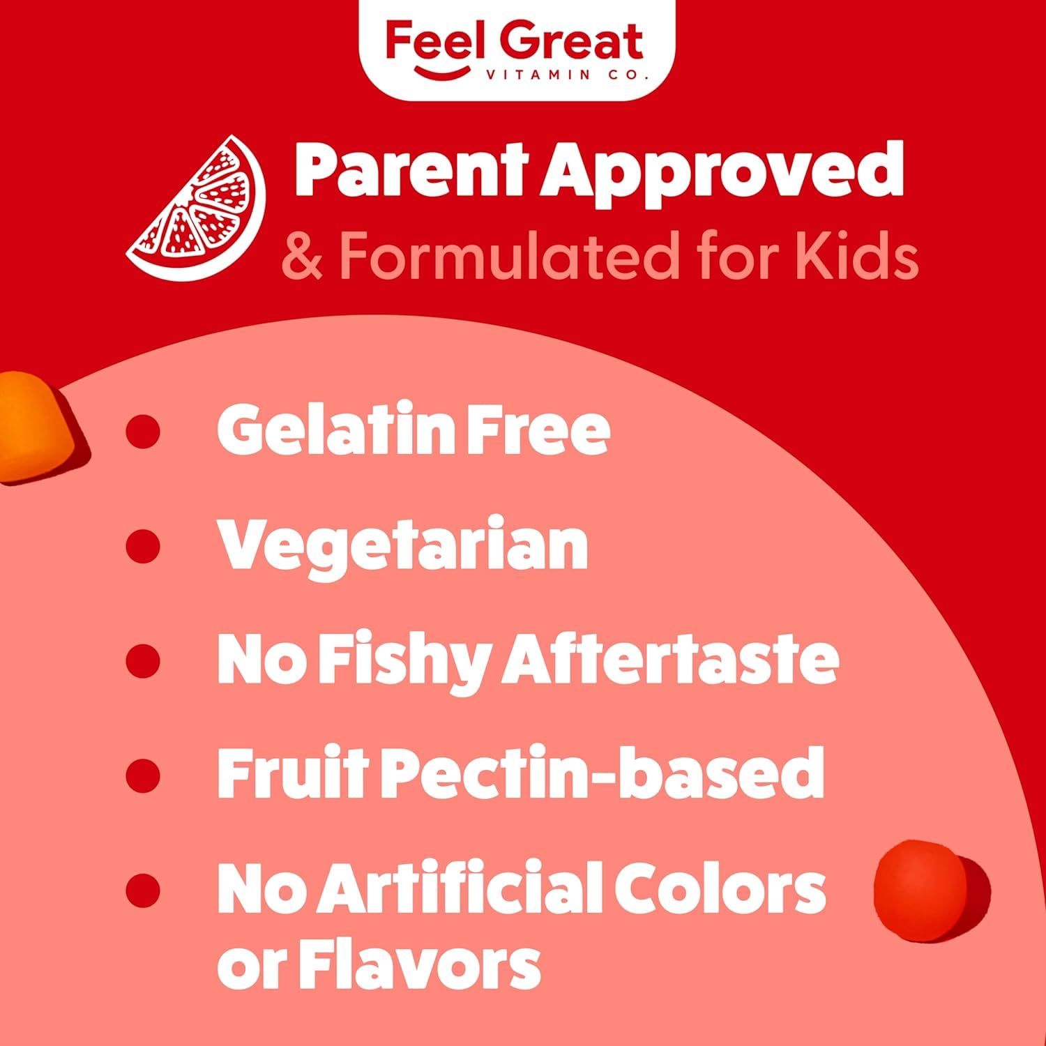 Feel Great Vitamin Co. Complete DHA Gummies for Kids | with Omega 3 6 9 + DHA, Vitamin C | Supports Healthy Brain Function, Vision & Heart Health | Gluten Free, Vegetarian | 60 Gummies Nirvana Guru