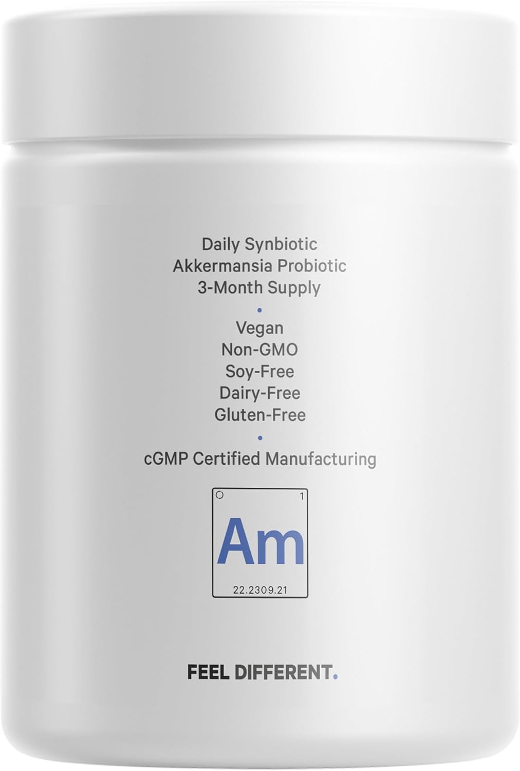 Codeage Akkermansia Muciniphila Probiotic Supplement - 3-Month Supply of Akkermansia & Chicory Inulin - Daily Synbiotic Probiotic Chicory Root - 100 Million AFUs - Gluten-Free - 90 Capsules - Nirvana Guru