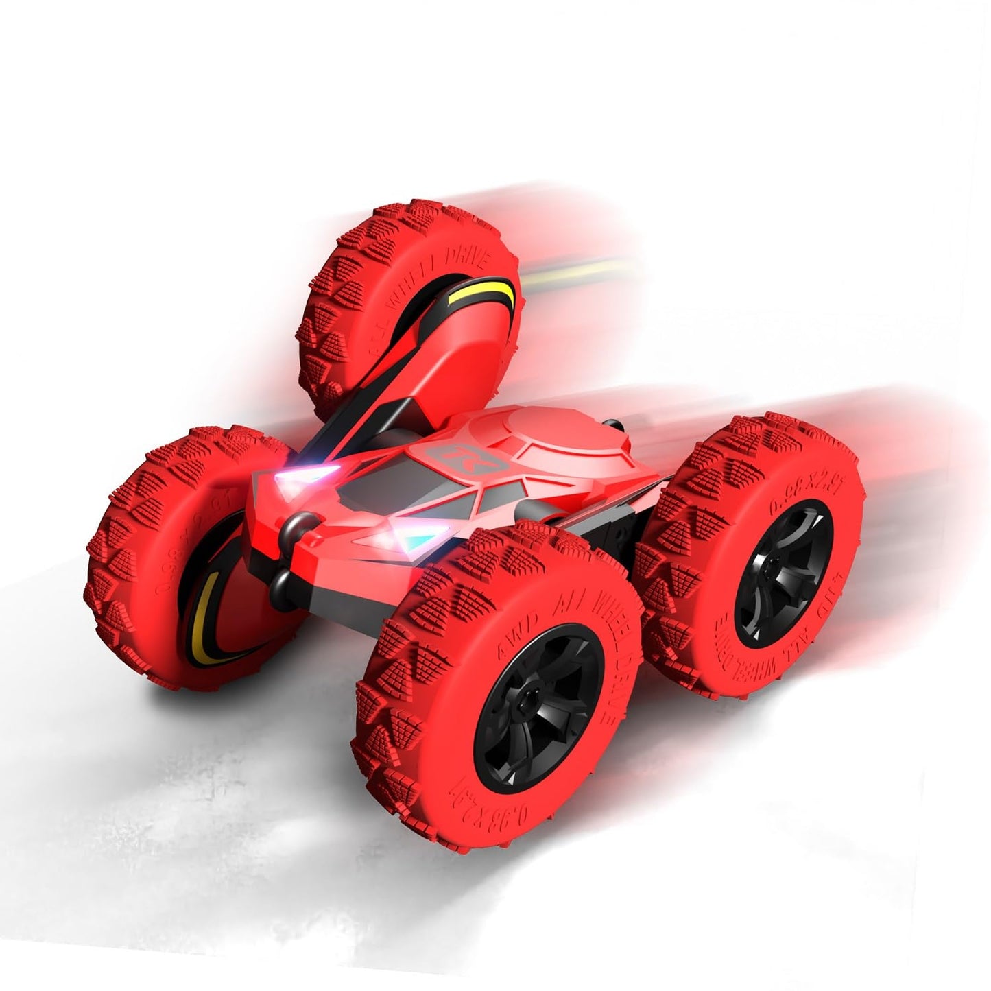 Threeking RC Stunt Cars Remote Control Car Double-Sided Driving 360-degree Flips Rotating Car Toy, Green Nirvana Guru