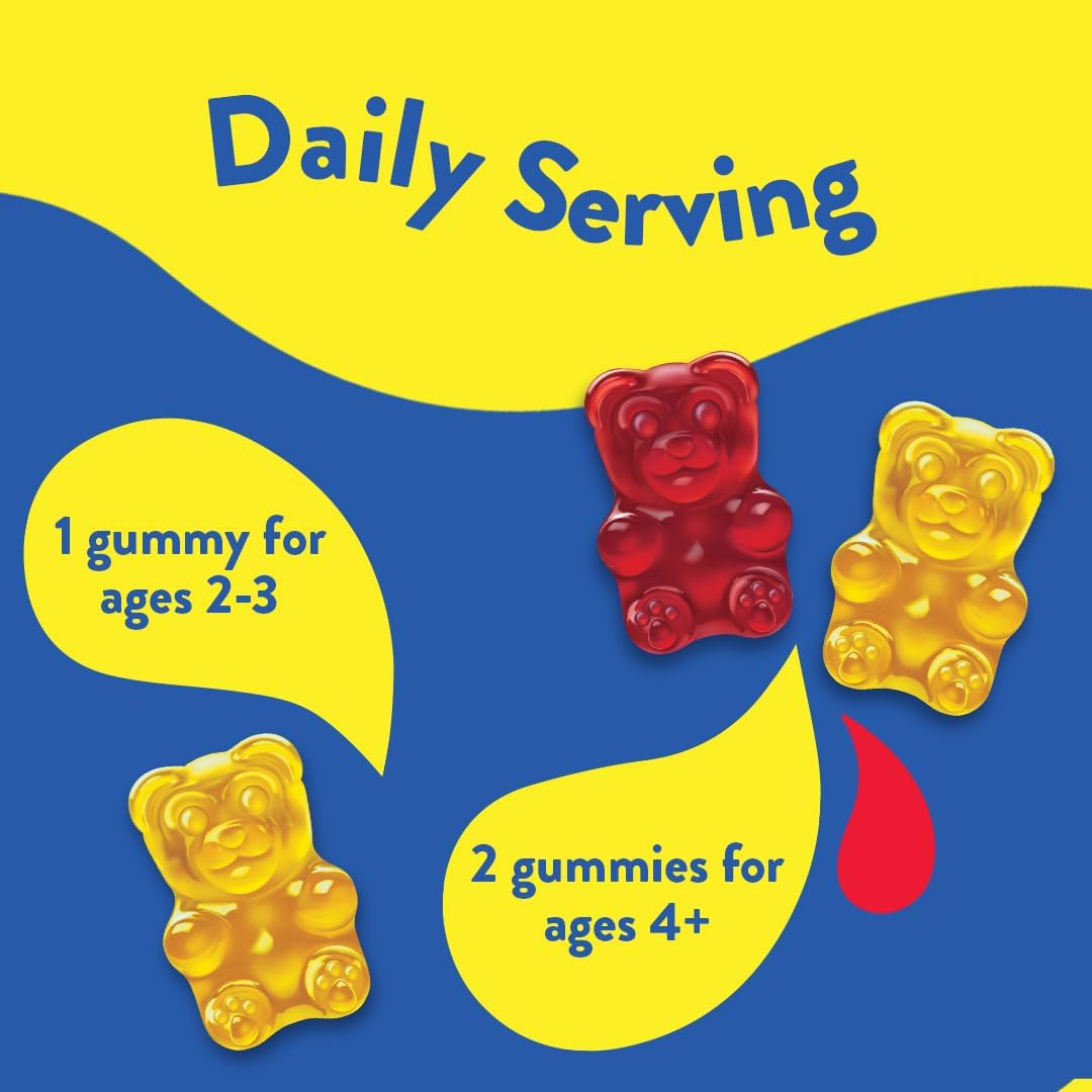 L'il Critters Gummy Vites Daily Kids Multivitamins Assorted Fruit Flavors for Ages 2+ Toddlers & Kids, Gummy Vitamin with Vitamin C and D, 95-190 Day Supply, 190 Gummies Nirvana Guru