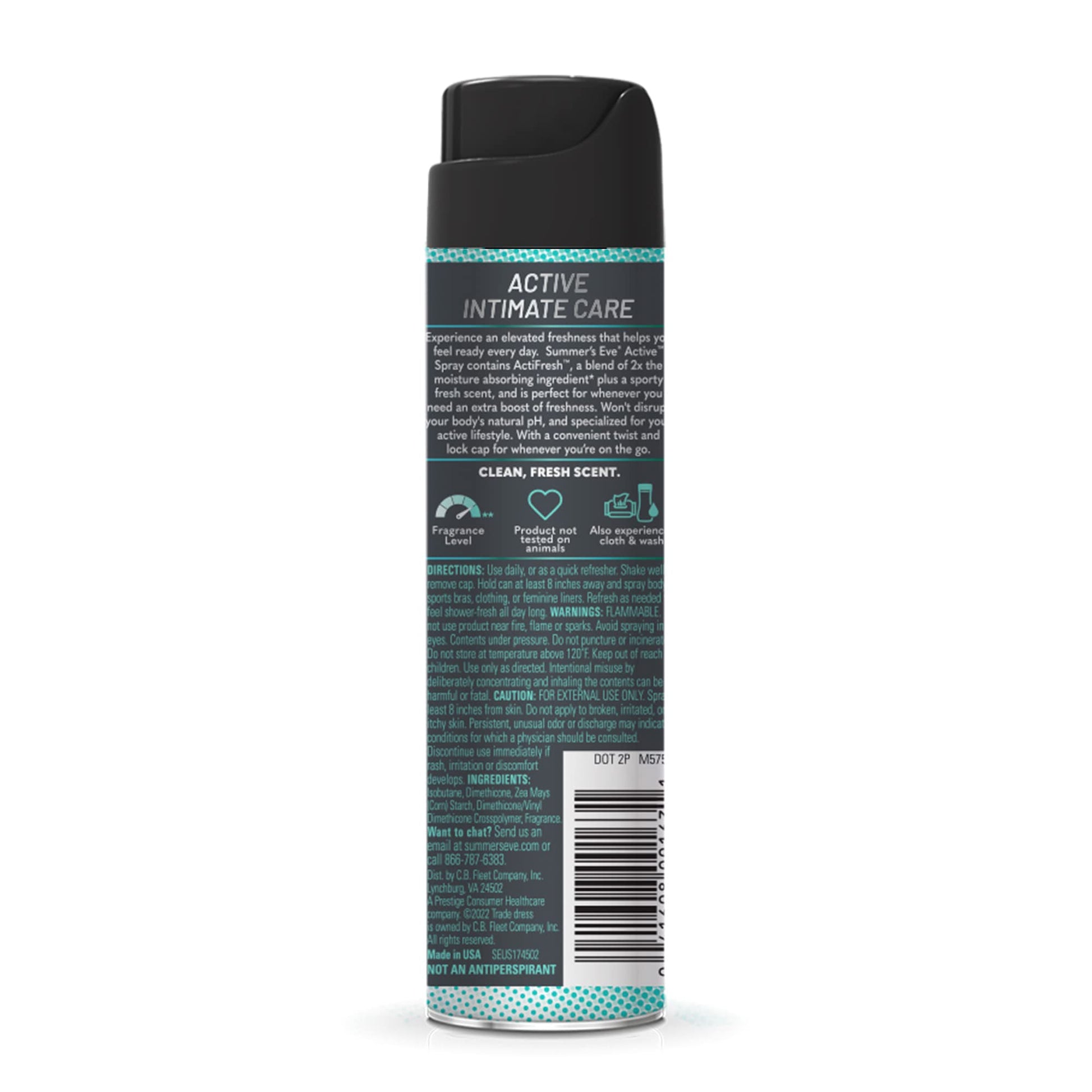 Summer's Eve Blissful Escape Daily Refreshing Feminine Spray, 2 oz Nirvana Guru