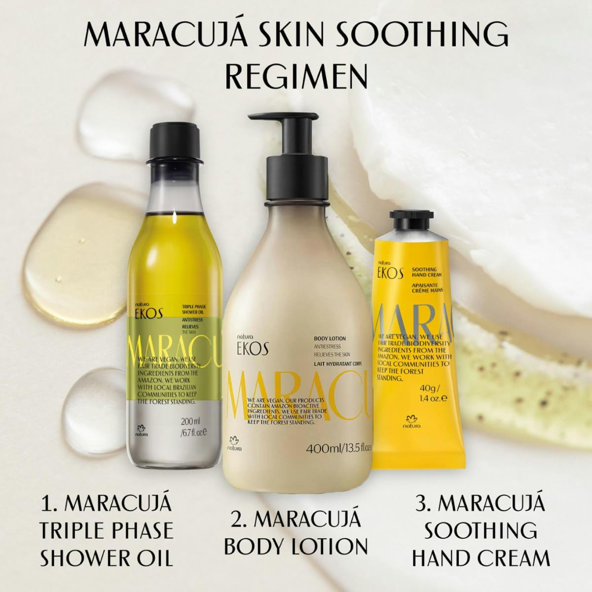 natura - Ekos Tukumã Replenishing Body Lotion - Vegan Skin Care - Moisturize & Improve Skin Texture - Boost Hyaluronic Acid - Brazilian Beauty Secrets - Self Care & Body Care - 13.5 fl oz (400ml) - Nirvana Guru