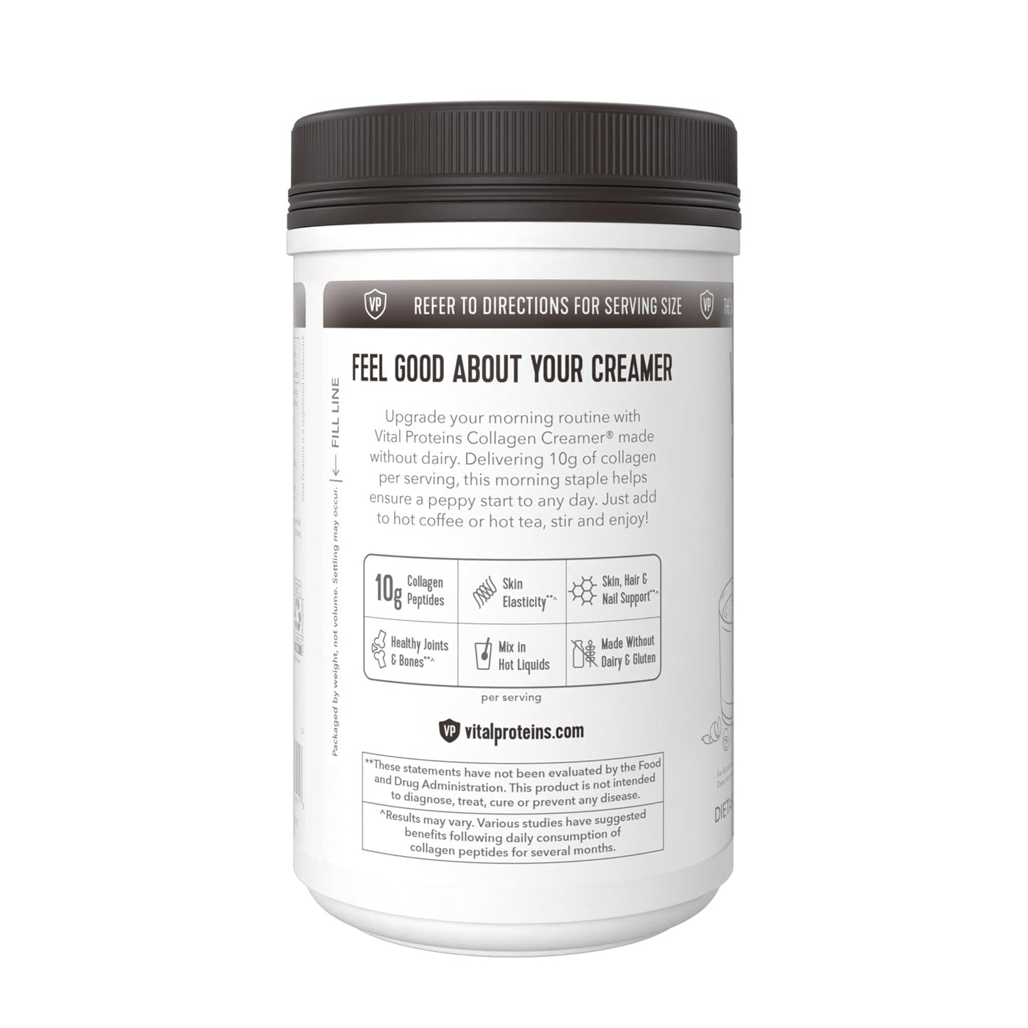 Vital Proteins Collagen Coffee Creamer, Coconut Milk based & Low Sugar Powder with Collagen Peptides Supplement - Supporting Healthy Hair, Skin, Nails with Energy-Boosting MCTs - Mocha 11.2oz - Nirvana Guru