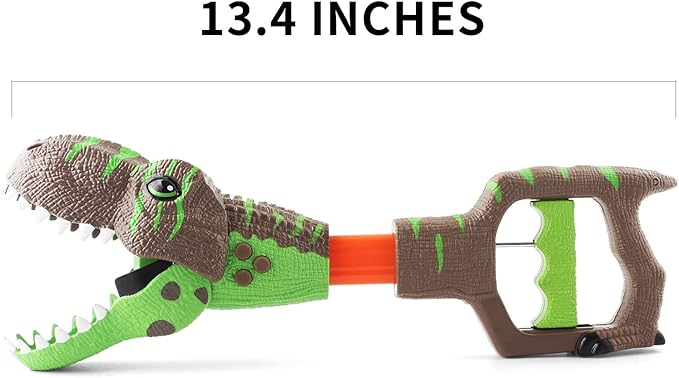 DINOBROS Dinosaur Chomper Toys for Kids with 3 Roar Sounds and Light Jurassic Dinosaurs Grabber Claw T-Rex Reacher Robot Hand Pincher Dino Snapper nirvanaguru