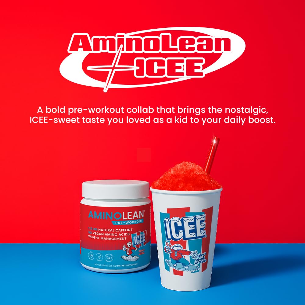 RSP NUTRITION AminoLean Pre Workout Powder, Amino Energy & Weight Management with Vegan BCAA Amino Acids, Natural Caffeine, Preworkout Boost for Men & Women, 30 Serv, Pink Lemonade… Nirvana Guru