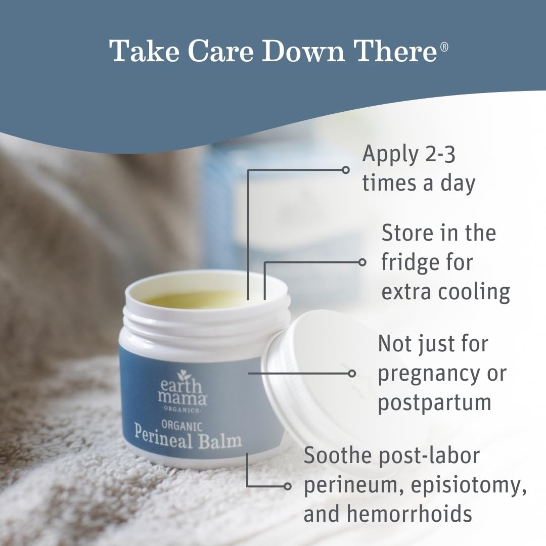Earth Mama Postpartum Recovery Kit, Take Care Down There® Trifecta with Organic Perineal Balm, Sitz Bath & Herbal Peri Spray, 3-Piece Set Nirvana Guru