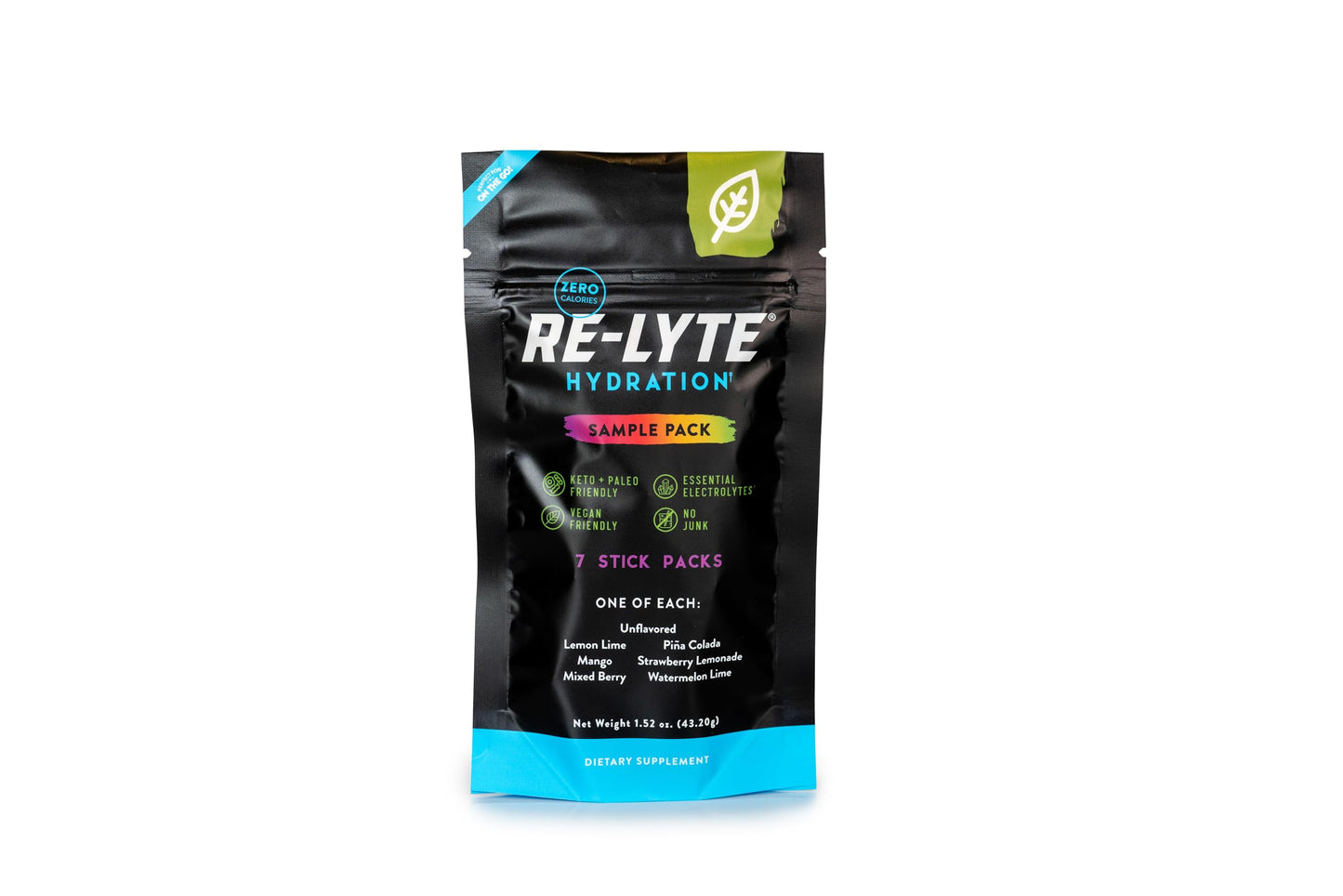 REDMOND Re-Lyte Hydration Electrolyte Powder Mix, Variety Pack, 30 Stick Packs Nirvana Guru