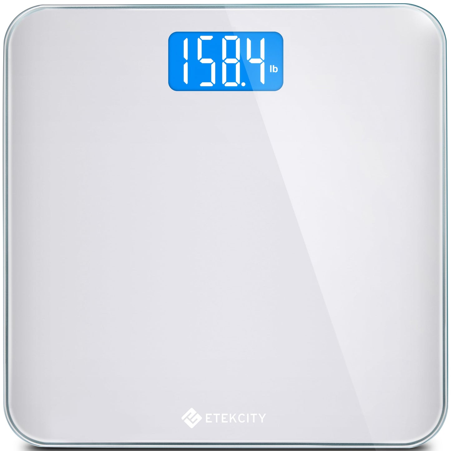 Etekcity Digital Body Weight Bathroom Scale, Large Blue LCD Backlight Display, High Precision Measurements,6mm Tempered Glass, 400 Pounds Nirvana Guru