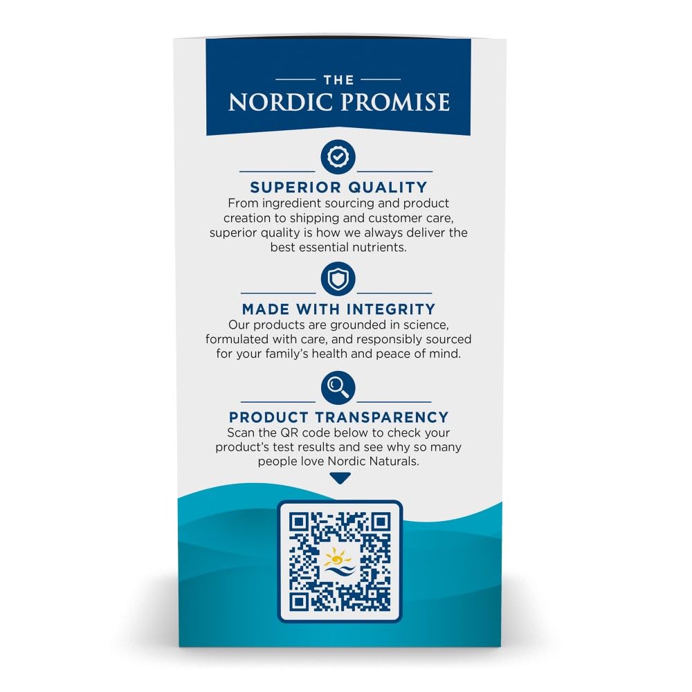 Nordic Naturals Ultimate Omega Xtra, Lemon Flavor - 60 Soft Gels - 1480 mg Omega-3 + 1000 IU Vitamin D3 - EPA & DHA - Brain, Heart, & Immune Health - 30 Servings - Nirvana Guru