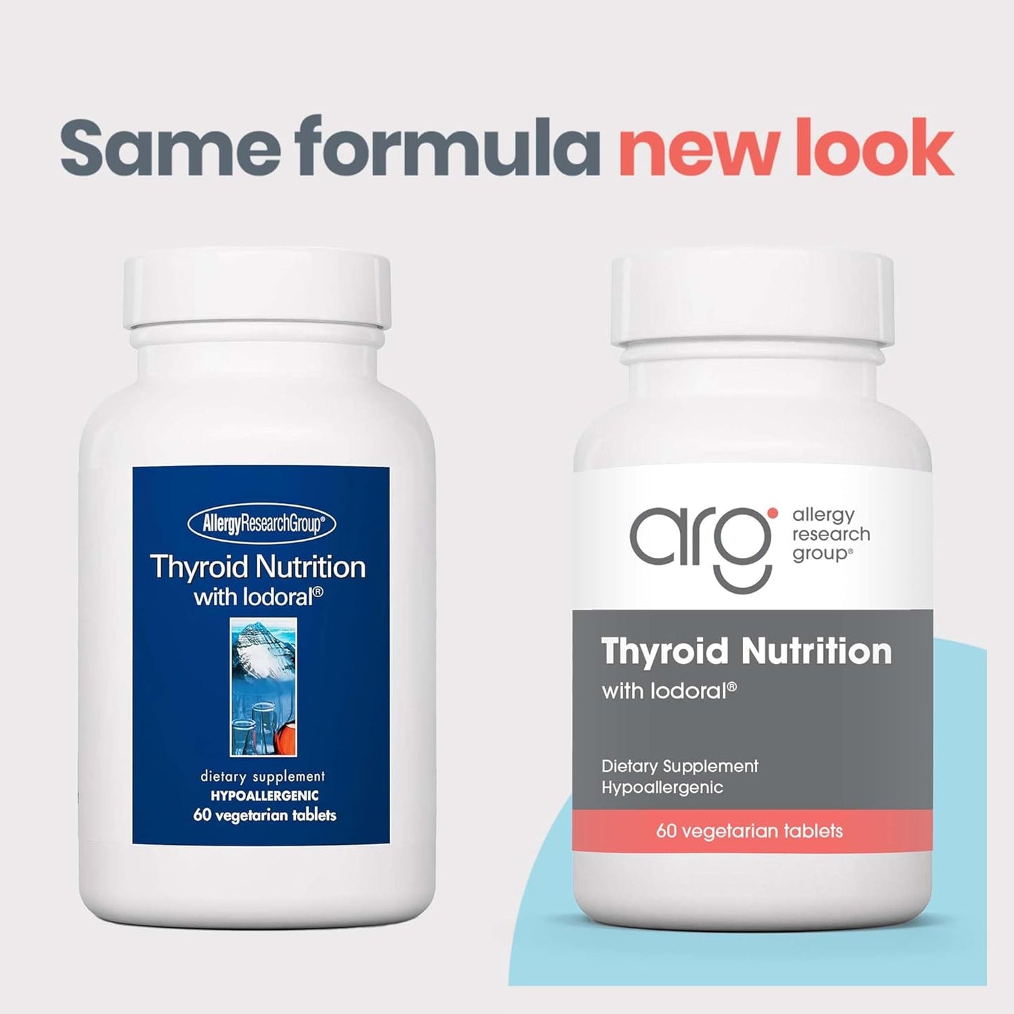 Allergy Research Group Thyroid Nutrition with Iodoral - Thyroid Support for Men & Women, Thyroid Complex Supplement, Thyroid Health, Iodine - 60 Count Nirvana Guru