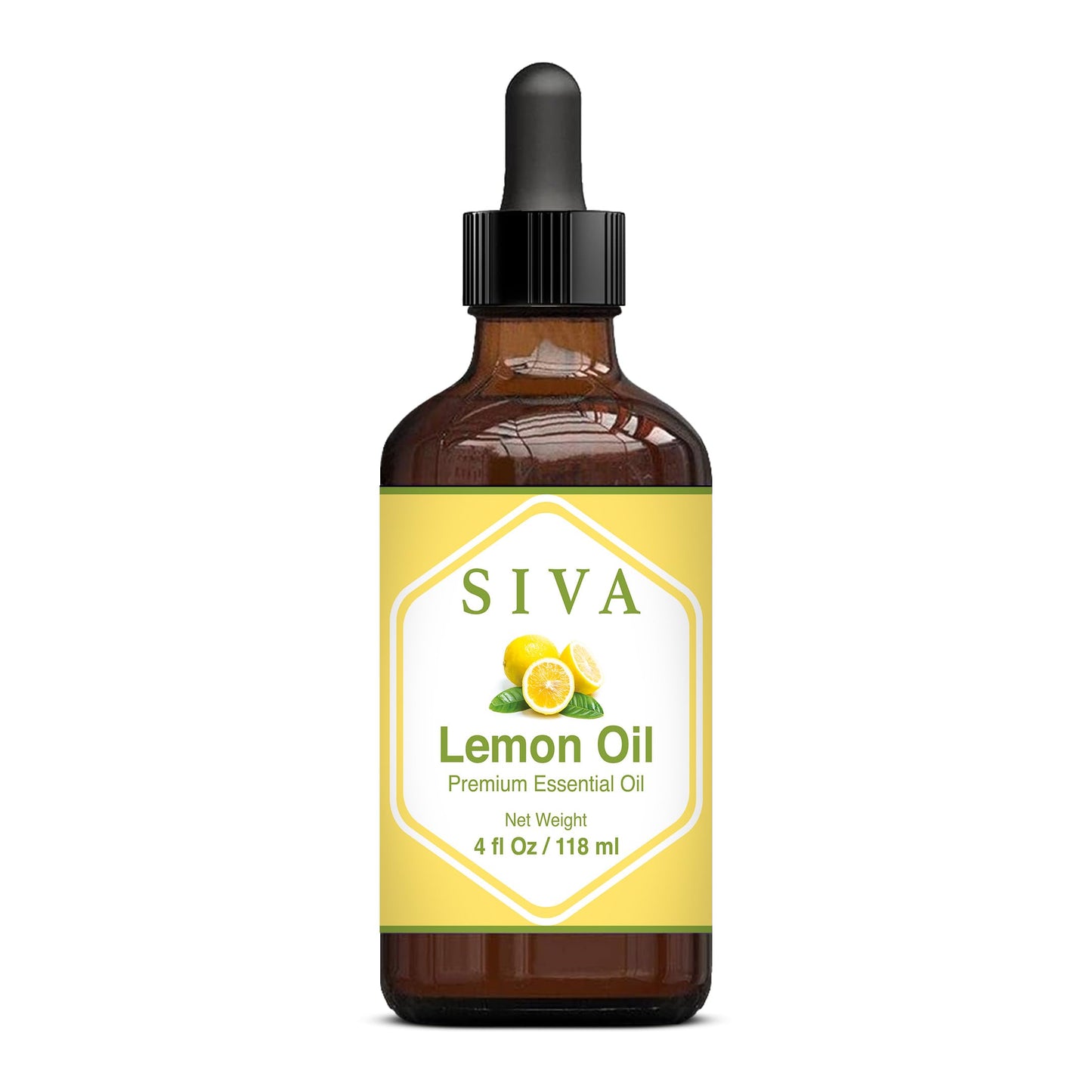 SIVA Lavender Essential Oil - 4 Fl Oz – Natural Lavender Oil - for Diffuser, Face, Skin Care, Aromatherapy, Hair Care, Scalp and Body Massage - with Dropper - Nirvana Guru