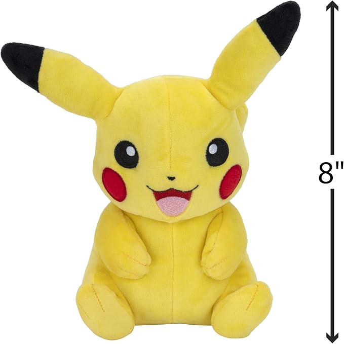 Pokémon Pikachu Plush - 8-Inch Soft Plush with Authentic Details nirvanaguru
