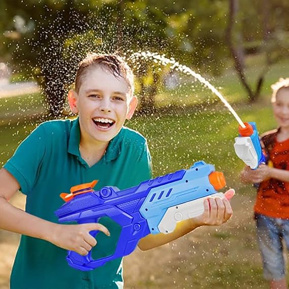 Quanquer 3 Pack Water Guns for Kids Adults - 600CC Squirt Water Toy Gun Super Blaster Soaker Long Range High Capacity Swimming Pool Beach Outdoor Fighting Toy for Boys Girls (Blue) nirvanaguru