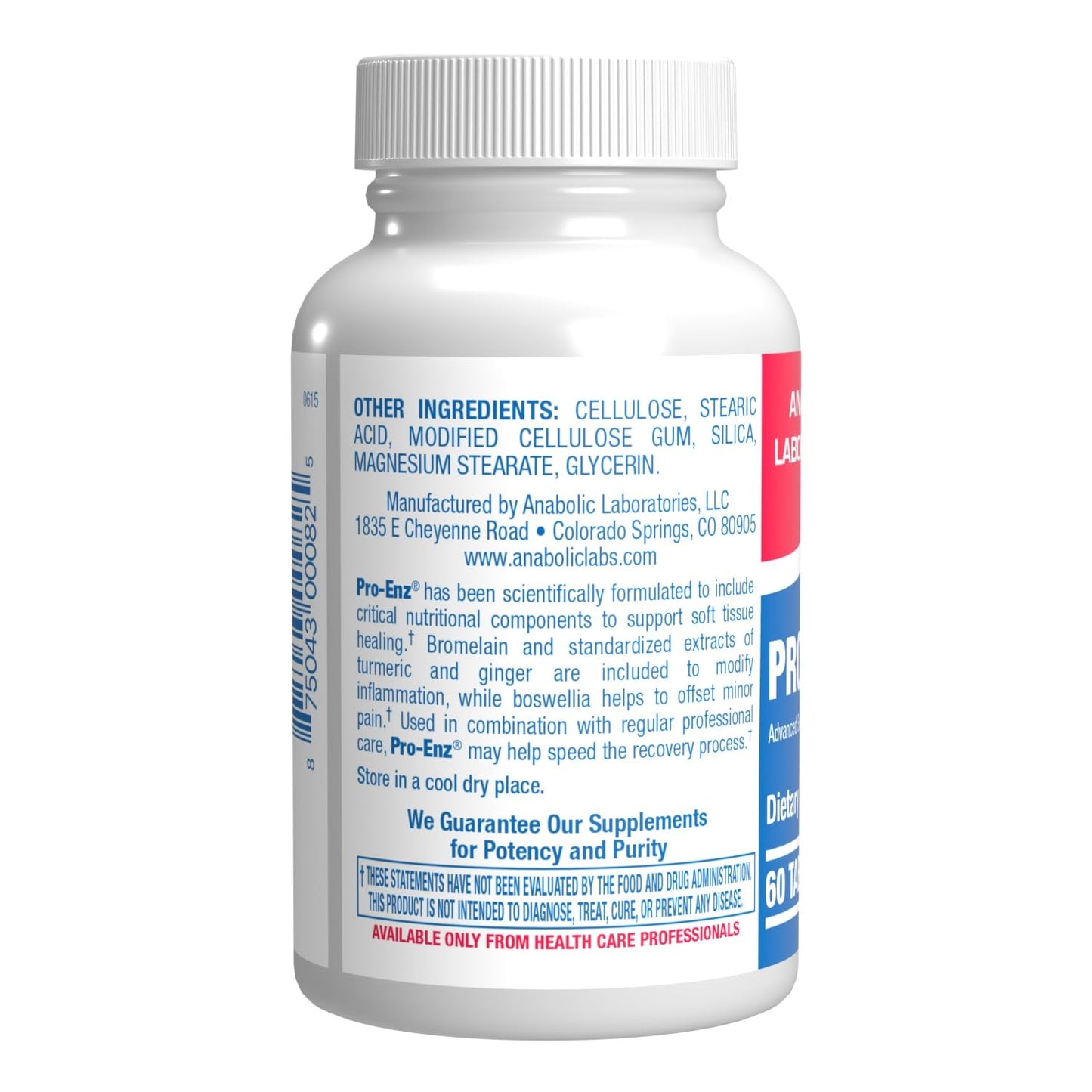 Pro ENZ Joint Support Supplement - Clinical Formula Turmeric Boswellia Supplement for Joint & Cartilage Mobility and Comfort Support Plus Eicosanoid Management with Proteolytic Enzymes (120 Servings) Nirvana Guru