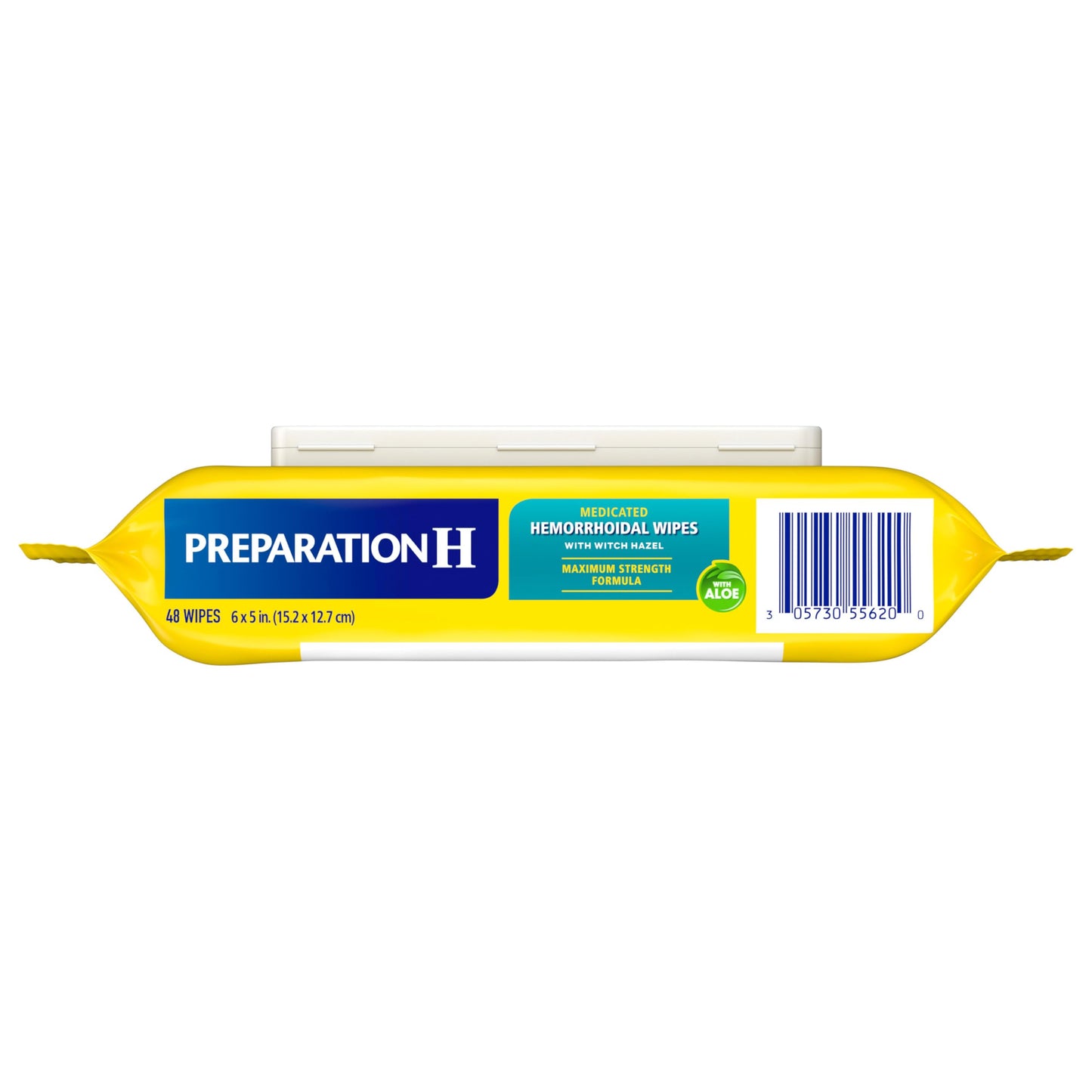 Preparation H Hemorrhoid Flushable Wipes with Witch Hazel for Skin Irritation Relief - 48 Count (Pack of 4)