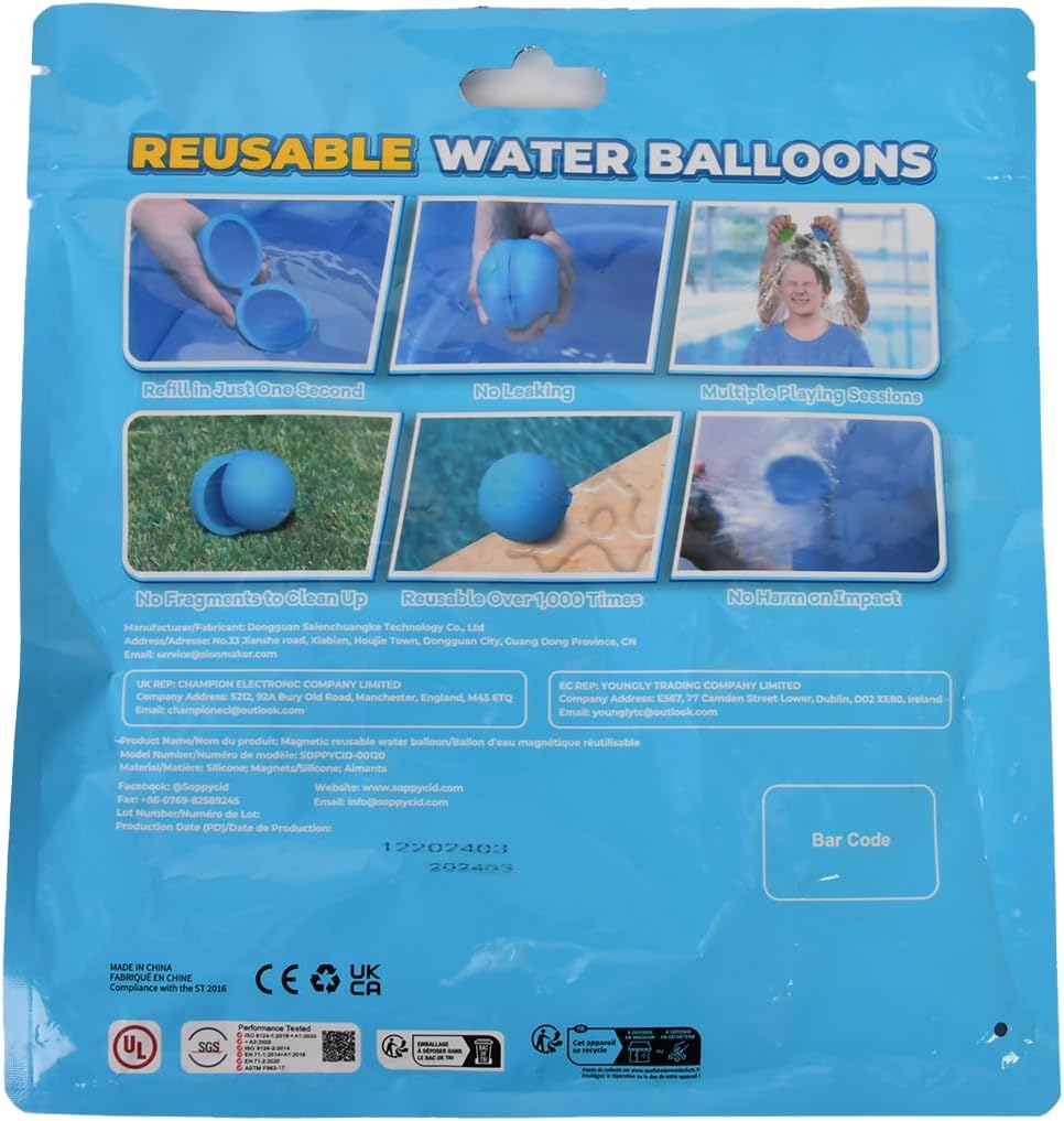 16Pcs Reusable Water Balloons for Kids, Pool Beach Water Toys for Boys and Girls, Summer Toy for Outdoor Games Nirvana Guru