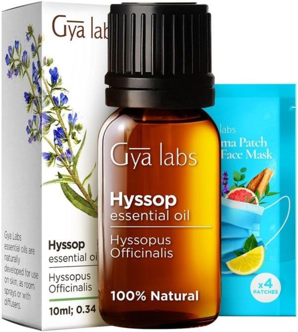 Gya Labs Frankincense Essential Oil for Face - 0.34 Fl Oz - 100% Pure Natural Frankincense Oil for Skin, Body Massages & Candle Making - Premium Grade for Wellness & Comfort - Woody & Calming Scent