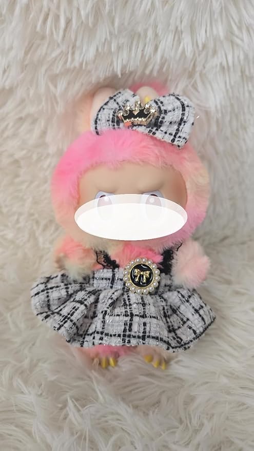 Clothes for LABUBU 17cm Doll (NO Doll),Outfit for LABUBU,Clothes Set for LABUBU Dress Up,Accessories for LABUBU nirvanaguru