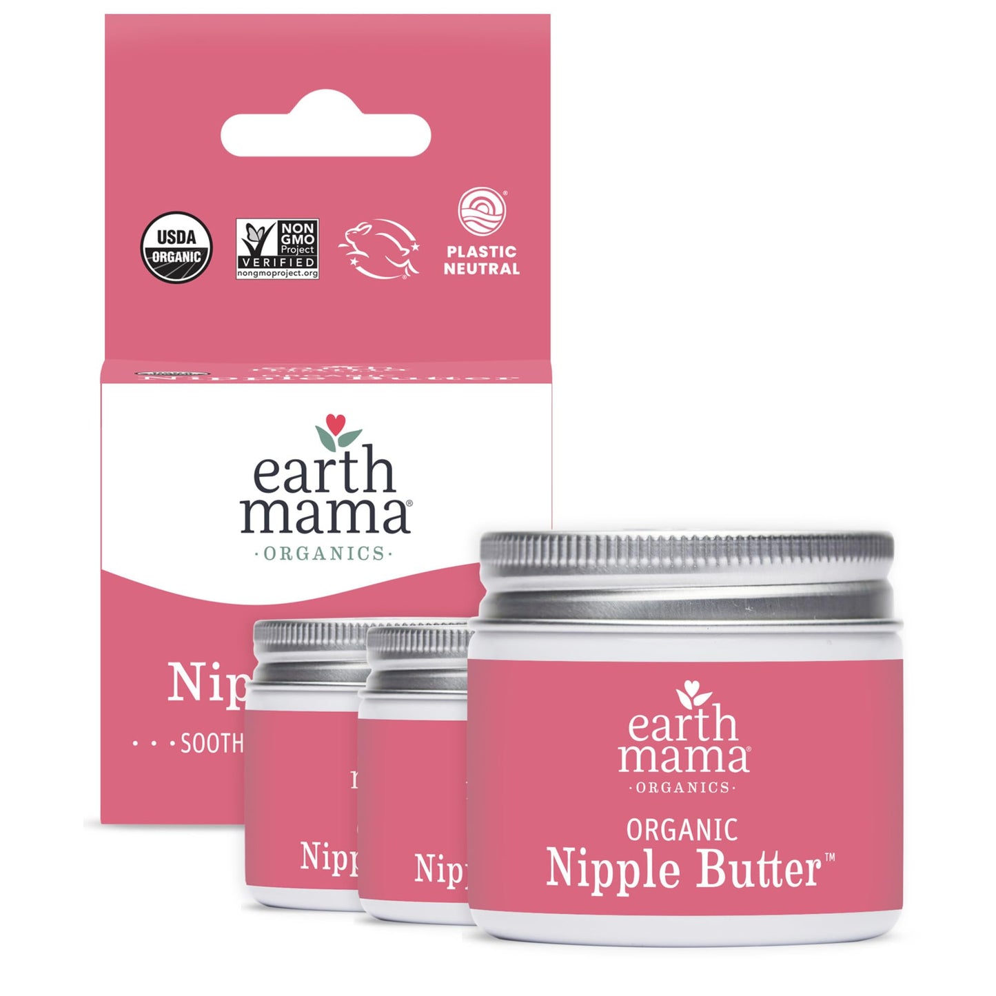 Earth Mama Organic Nipple Butter™ | Nipple Cream Safe for Breastfeeding | Postpartum Essentials for Nursing | Non Lanolin Nipple Cream, 2-Fluid Ounce Nirvana Guru