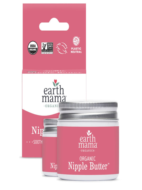 Earth Mama Organic Nipple Butter™ | Nipple Cream Safe for Breastfeeding | Postpartum Essentials for Nursing | Non Lanolin Nipple Cream, 2-Fluid Ounce Nirvana Guru