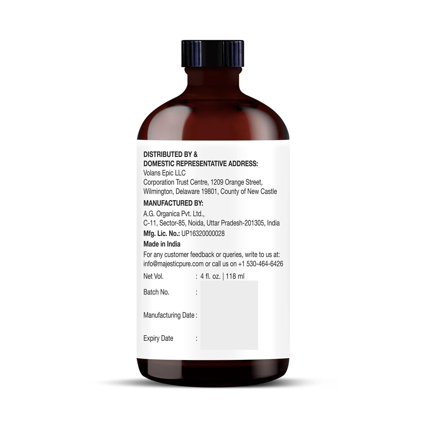 Majestic Pure Lavender Essential Oil with Glass Dropper | 100% Pure and Natural Lavender Oil | Premium Grade Essential Oils for Diffusers, Skin, Aromatherapy, Massage | 4 Fl Oz - Nirvana Guru
