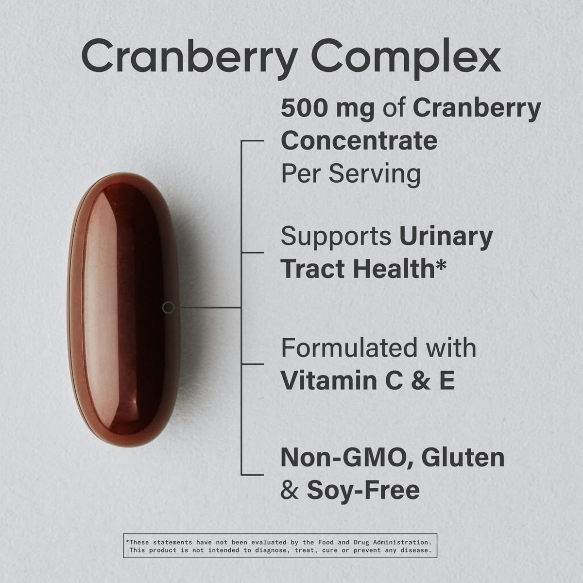 Sports Research Cranberry Fruit Complex Supplement - Softgels for Urinary Tract Health Support - Equal to 25,000mg of Cranberries, Made with Pacran & Vitamins C & E - Non-GMO & Gluten Free - 90 Count - Nirvana Guru