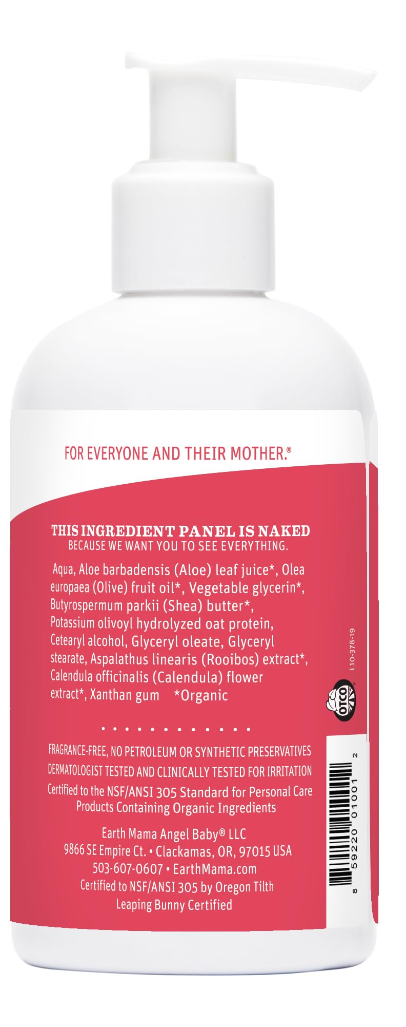Earth Mama Simply Non-Scents Baby Lotion for Dry Skin, Calendula Cream, Skin Care for Kids, Organic Moisturizer, Unscented Lotion with Aloe, Rooibos, & Shea Butter, 8-Fl oz (2-Pk) Nirvana Guru