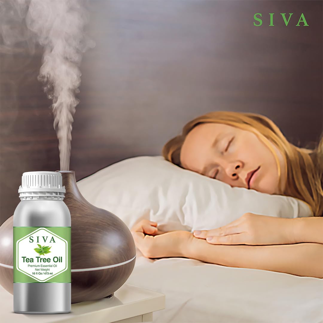 SIVA Lavender Essential Oil - 4 Fl Oz – Natural Lavender Oil - for Diffuser, Face, Skin Care, Aromatherapy, Hair Care, Scalp and Body Massage - with Dropper - Nirvana Guru