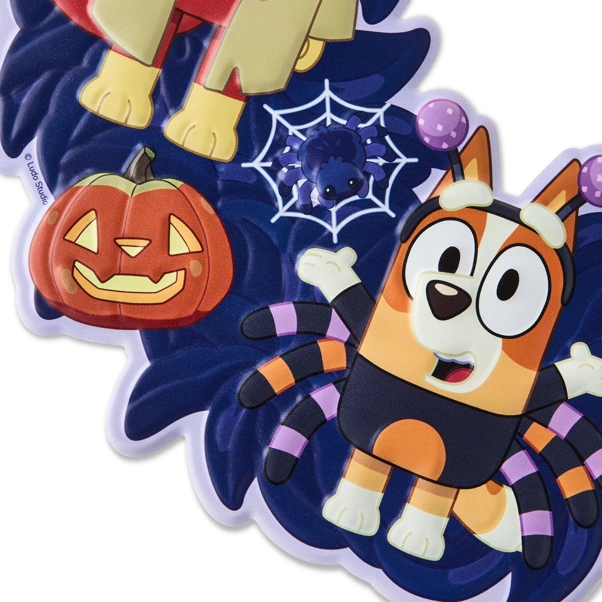 Bluey Halloween Metal Wreath, 15", Multi-Color, by Ruz nirvanaguru