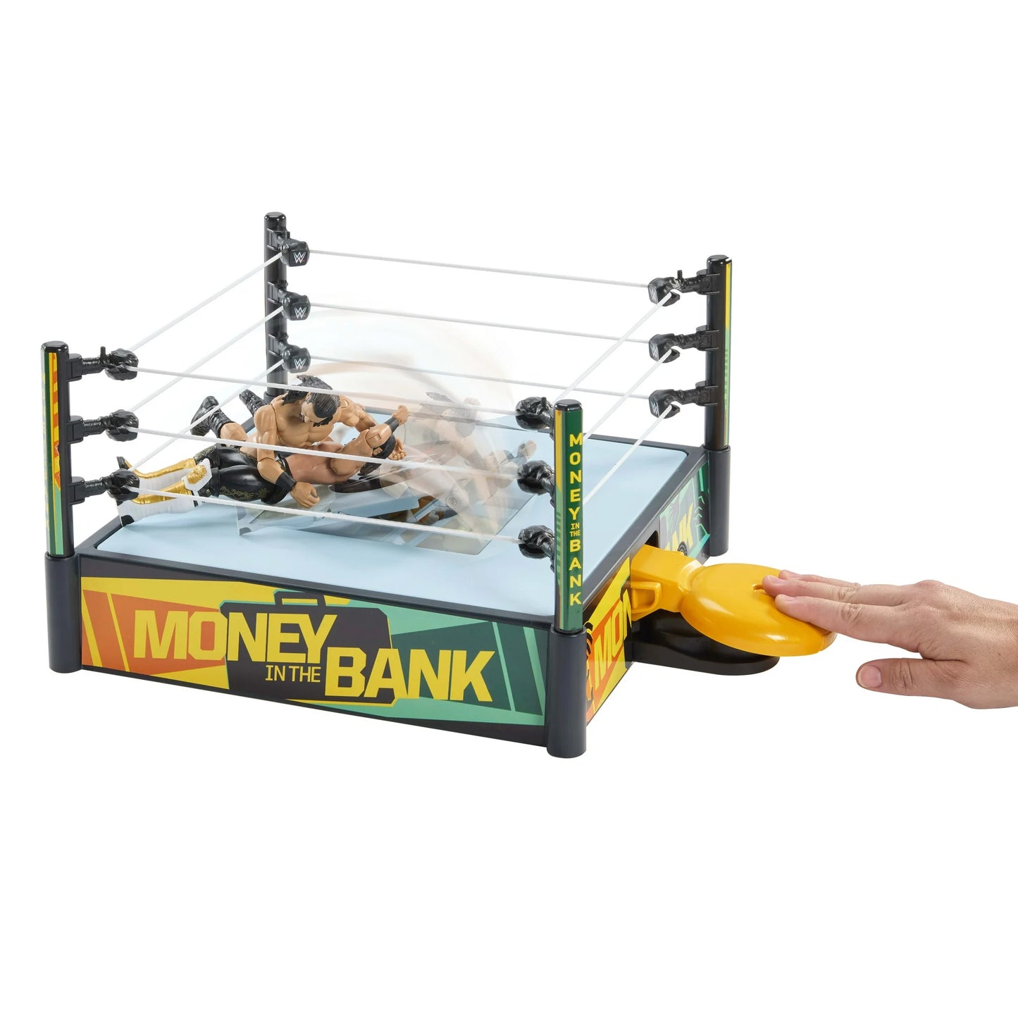 WWE Money In The Bank Cash-in Ring Playset with Accessories, 2 Play Modes, 40+ Sounds & Phrases nirvanaguru
