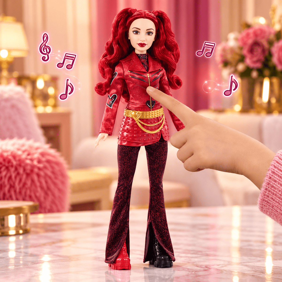 Disney Descendants Red Singing Fashion Doll with Signature Outfit & Accessories