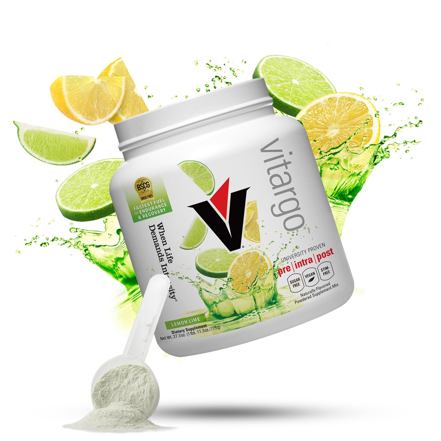Vitargo Carbohydrate Powder, 2X Faster Absorbing, 4.4 LB Plain, Pre, Intra & Post, Sugar-Free Complex Carb Powder for Recovery, Endurance & Muscle Gain, Made in USA Nirvana Guru