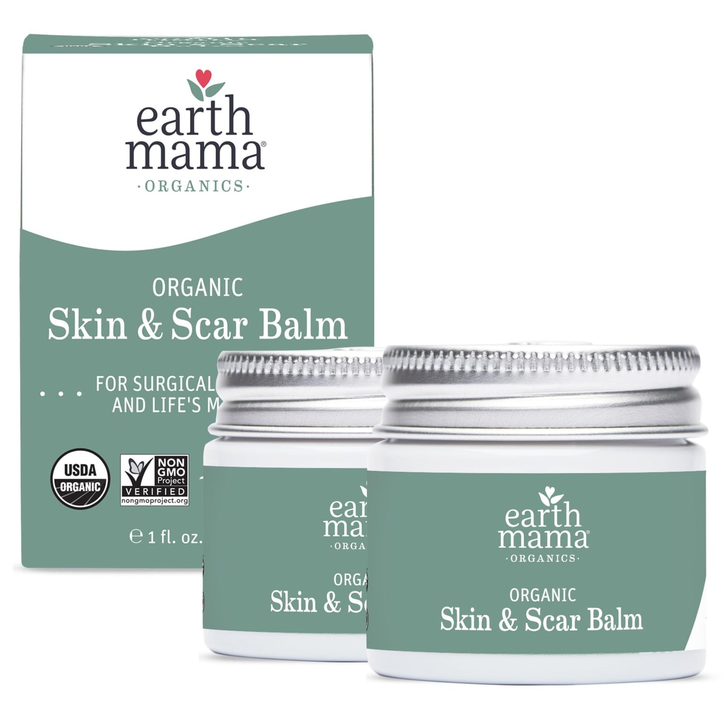 Earth Mama Organic Skin & Scar Balm |C-Section Recovery Skin Care, Pregnancy Stretch Mark Scar Cream with Organic Jojoba Oil, Tamanu Oil & Gotu Kola Nirvana Guru