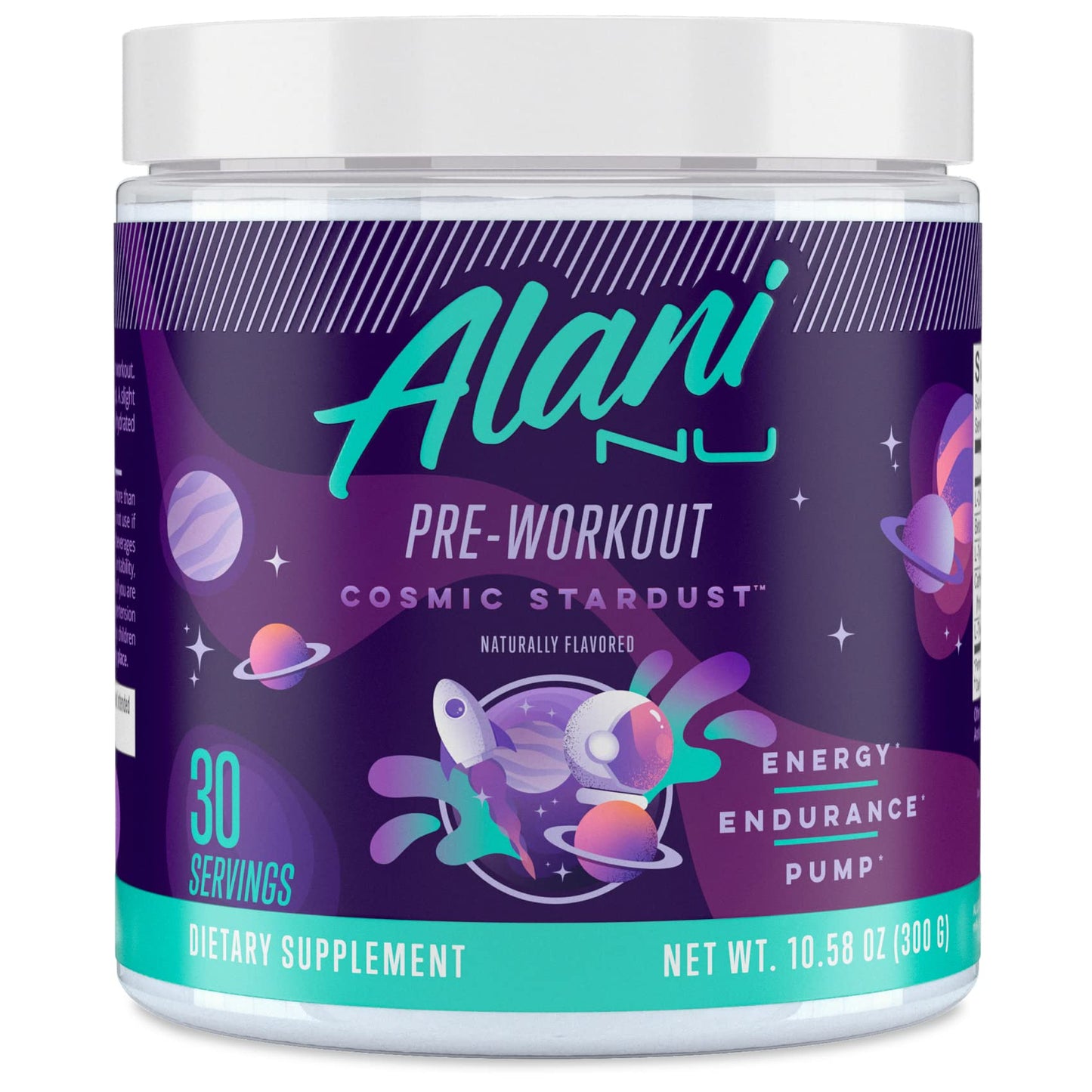 Alani Nu Pre Workout Powder Hawaiian Shaved ICE, Amino Energy Boost, Endurance Supplement, Sugar Free, 200mg Caffeine, L-Theanine, Beta-Alanine, L-Citrulline, 30 Servings Nirvana Guru