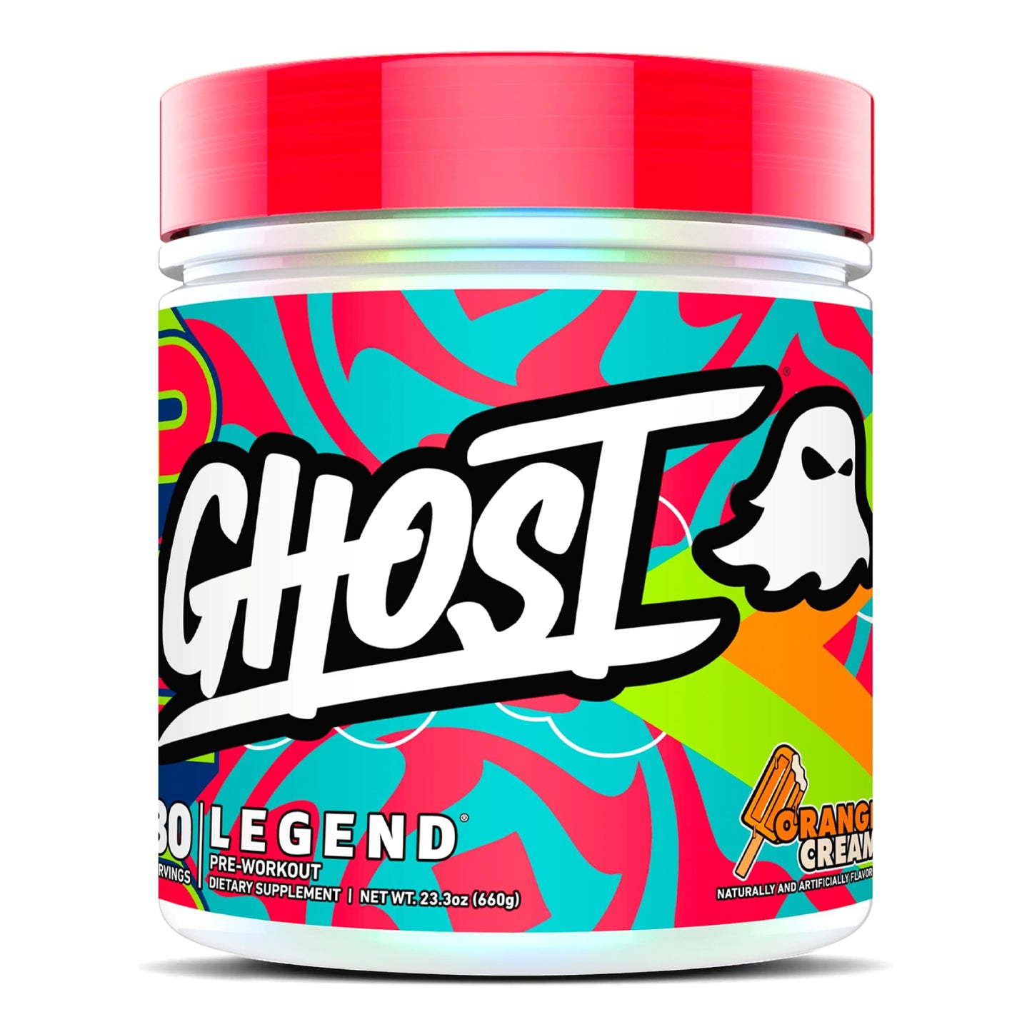 GHOST Legend Pre-Workout Powder, Blue Raspberry - 30 Servings – Pre-Workout for Men & Women with Choline, L-Citrulline, & Beta Alanine for Energy & Focus Nirvana Guru